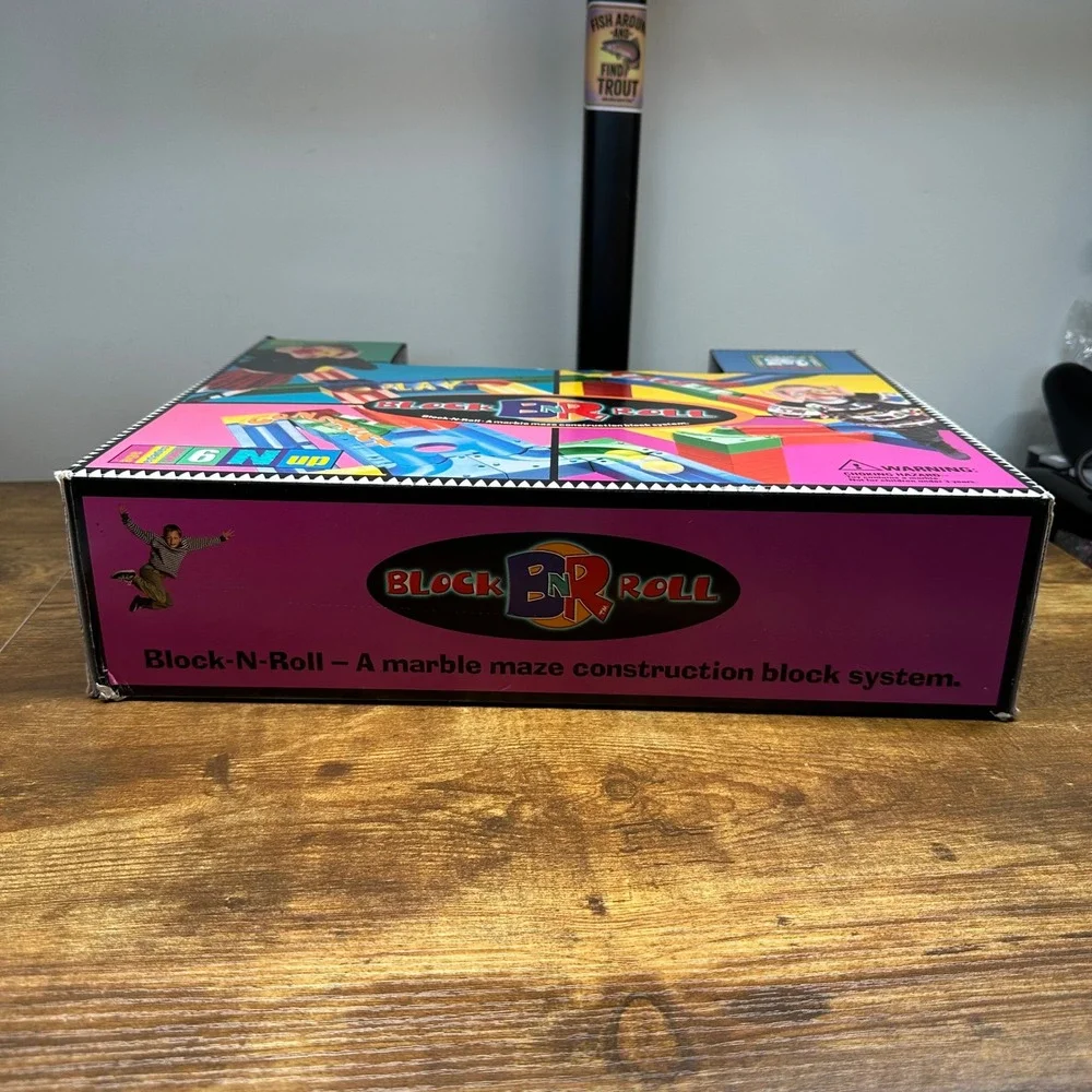 Block-N-Roll Deluxe Edition 200 Piece Marble Maze Construction Set Taurus Toy Co